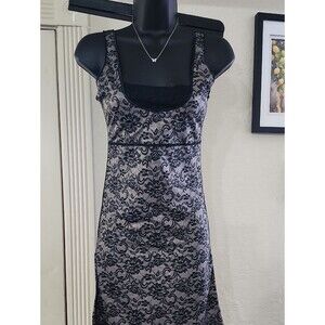 FIT Figure Improving Technology Lace Shaping Slip Dress Sz M Shapewear Y2K